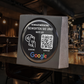 Aufsteller Holz schwarz Lack NFC QR für Google Bewertung beidseitig! Einfach QR-Code scannen und direkt Bewertung hinterlassen. Design wird nach Ihren wünschen individualisiert.